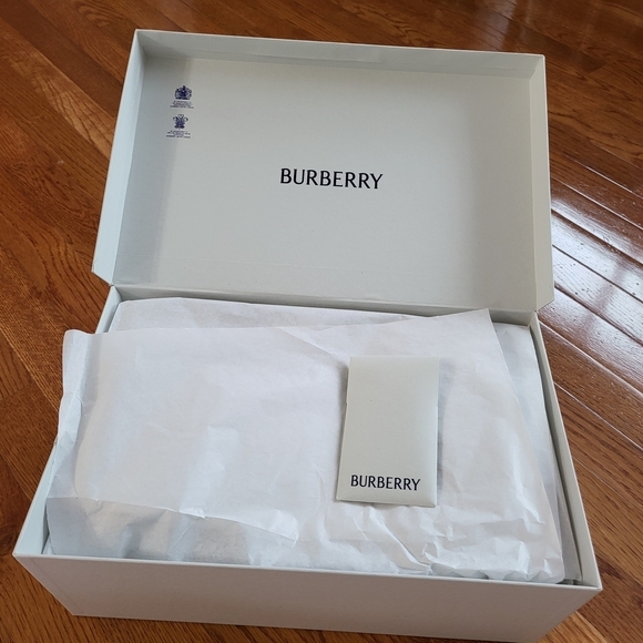 Burberry Gray Plaid Slide Sandals main image 14